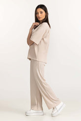 Beige Basic Top WM-KTP23-111